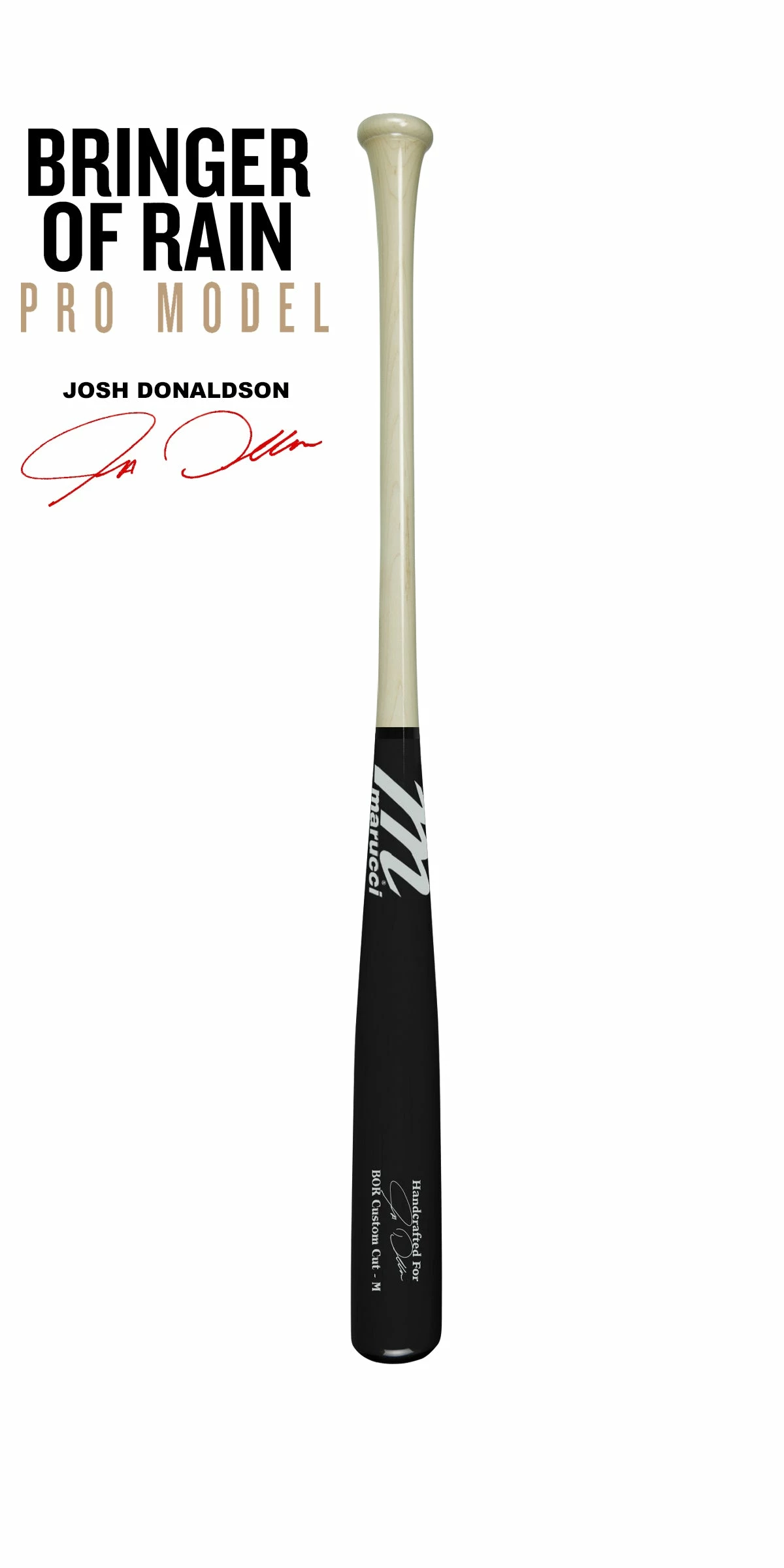 Marucci "Bringer Of Rain" Pro Maple Wood Bat 1 Marucci "Bringer Of Rain" Pro Maple Wood Bat