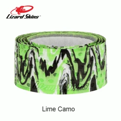 LIZARD SKINS Lizard Skin 1.8mm Camo Bat Grip -Training Shop LIZARD LIME CAMO